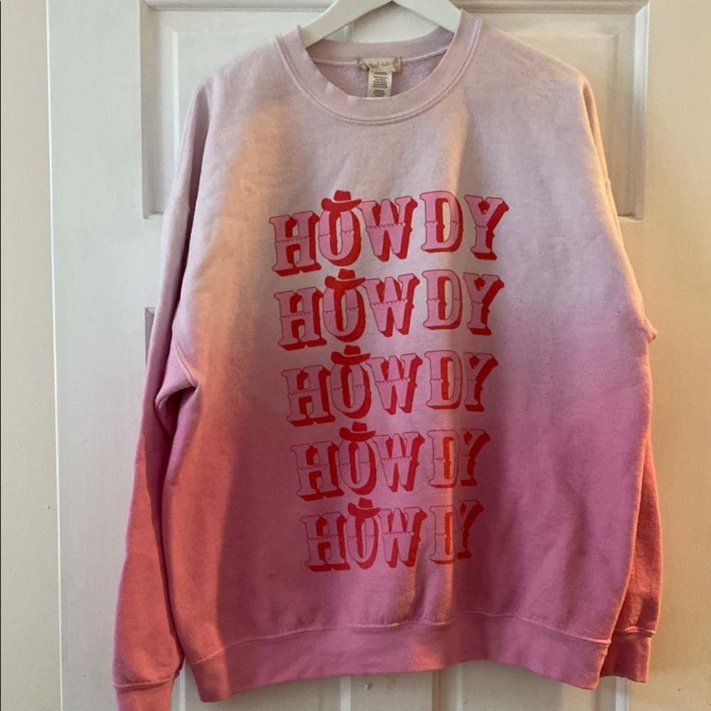 Howdy crewneck